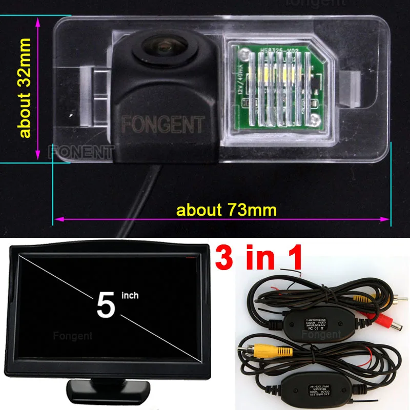 Беспроводной sony Камера для хэтчбеков BMW серий 1 E82 E60 3 серии E46 E90 E91 E92 5 E39 E53 X3 X5 X6 автоматический обратный парк комплект монитор - Название цвета: Y8325-AV-L1-50