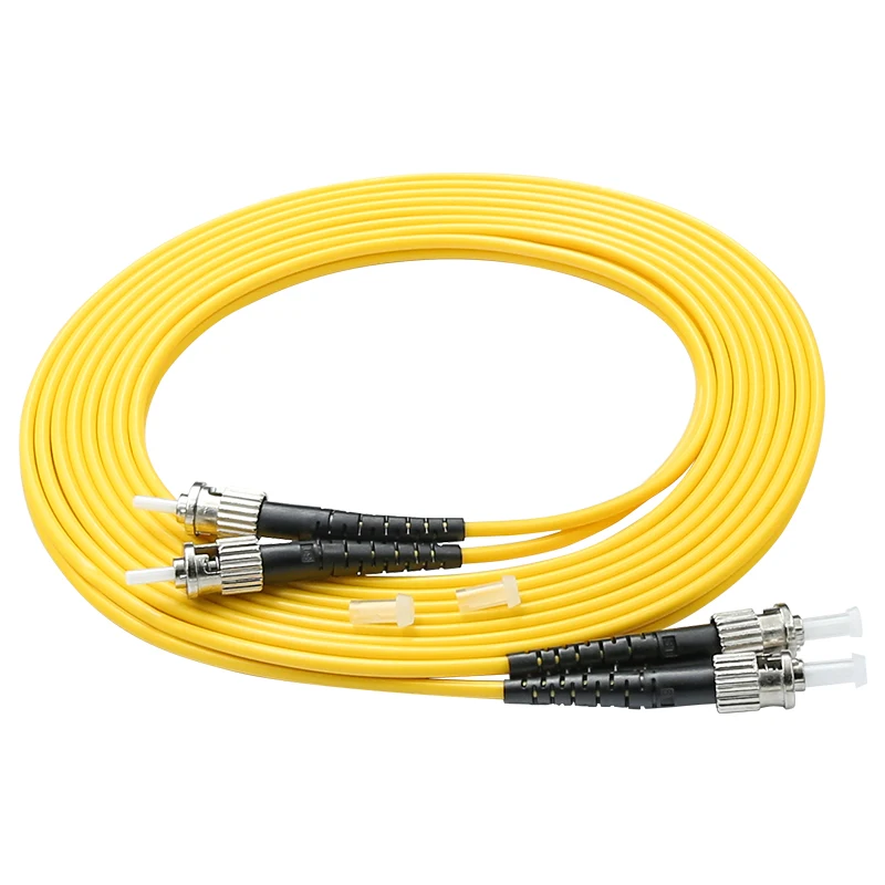 

10pcs ST/UPC to ST/UPC Fiber Optic Cable Singlemode Duplex PVC 3.0mm 3Meters fiber patch cord jumper fibra optica