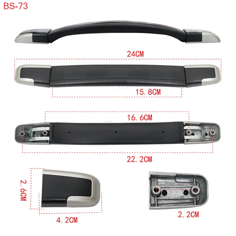 24 см Замена Ручка багажного отделения для детали для чемодана сцепление запасных Fix держатель тянуть ремень чемодан ремонт интимные