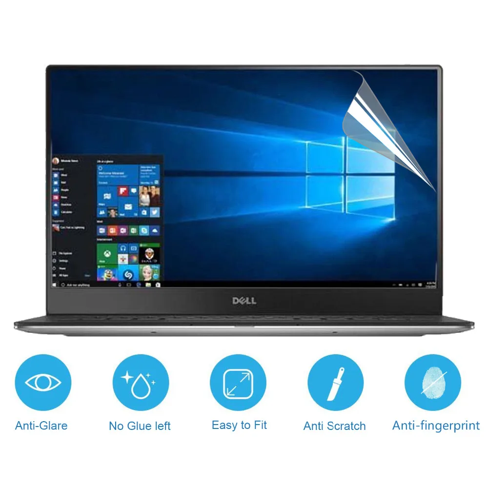 Cartinoe 13,3 дюймов Защитная плёнка для экрана ноутбука для Dell Xps 13 9360 13," Touch Edition, Антибликовая матовая экранная пленка(2 шт