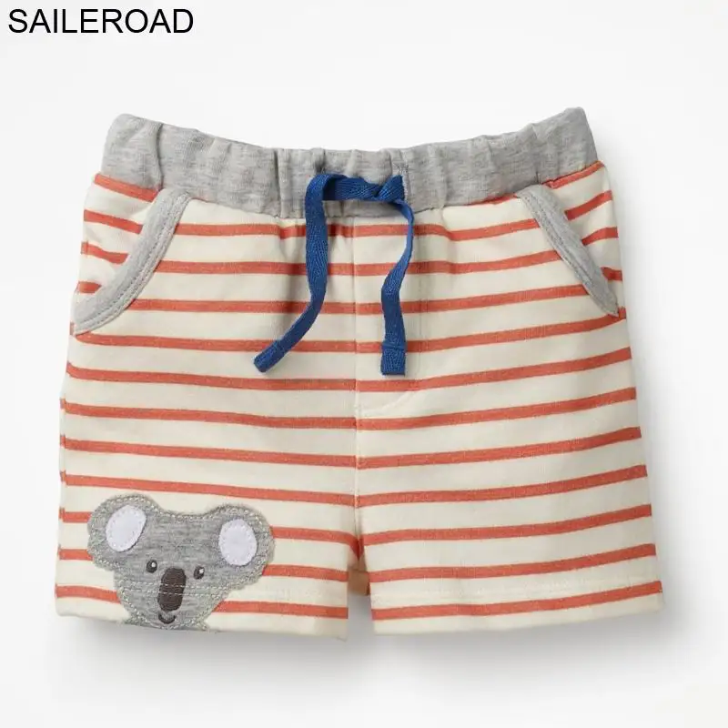 SAILEROAD/шорты с вышивкой динозавра для мальчиков, одежда для мальчиков 7 лет, детские шорты хлопок, 21 стиль, летние детские штаны для отдыха - Цвет: 6050 same picture