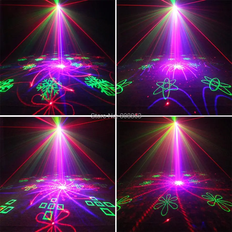 ESHINY мини RGB 5 объектив лазерный 128 узоры проектор синий светодиод для клуба дома вечерние Бар Диско DJ Рождественский танцевальный сценический светильник N60T155