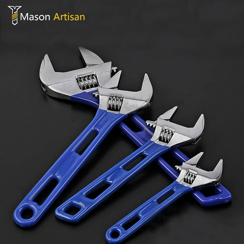 1Piece 6" 8" 10" 12" Open End Wrench Cr V Adjustable Wrench Spanner