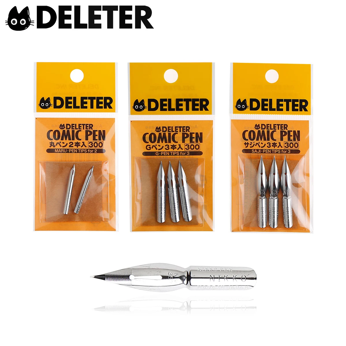 10 шт. Топ Япония удалитель Солнечная серия комикс D Tib Dip Pen Nib набор|Стержни для