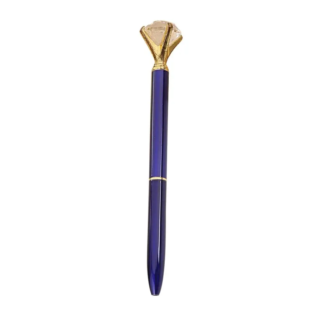 Ballpoint Pen Large Gem Metal Ballpoint Pen And Big Diamond Bullets Fashion School Office Supplies Student Gift Award