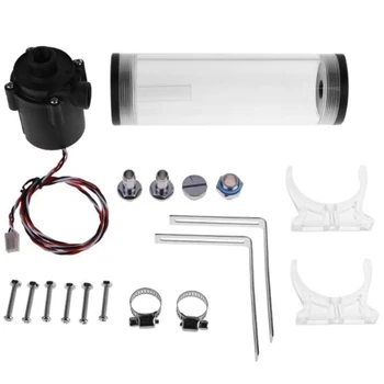 

G1/4 inch Thread Xhc8+160Mm Cylinder Computer Water Tank 12V 19W Pc Water Cooling Sc600 Pump Radiator Waterblock Holder Kit