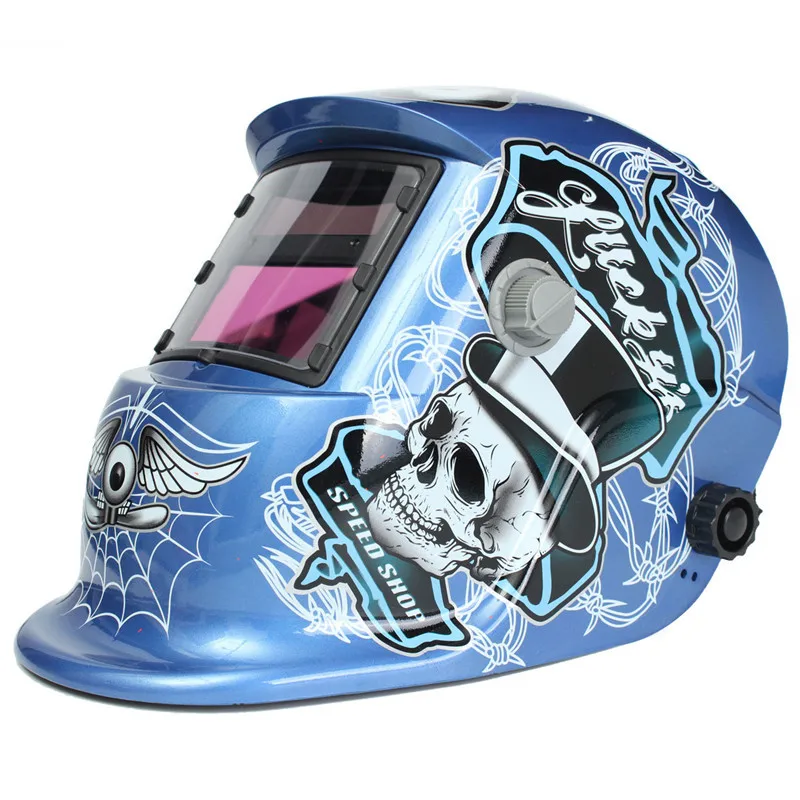 Online Solar Schweißer Maske Auto Verdunkelung Schweiß Helm Arc Tig Mig Schleifen SpiderWeb Muster Erweiterte Schaltung Design Schweißen Helme