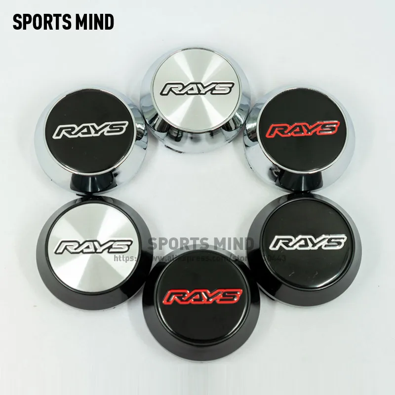 

4PCS/lot 60MM Car Styling Japan Volk Wheels Center Cap For RAYS VOLK Logo Emblem Rim TE37 Tokyo Time Attack