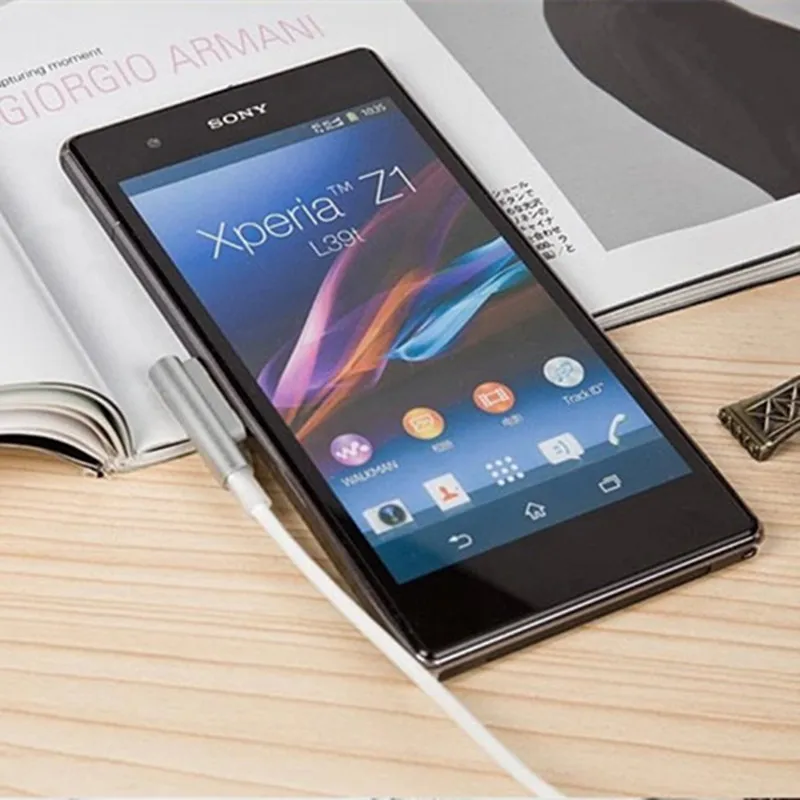 Магнитная Зарядное устройство магнит зарядный кабель для Sony Xperia Z3 Compact мини Z2 Tablet
