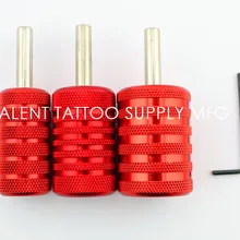 Новое поступление Фирменная Новинка красный Алюминий Насадки для татуажа 3 шт./лот 35 мм, 30 мм, 25 мм зеленый PVD для татуировки