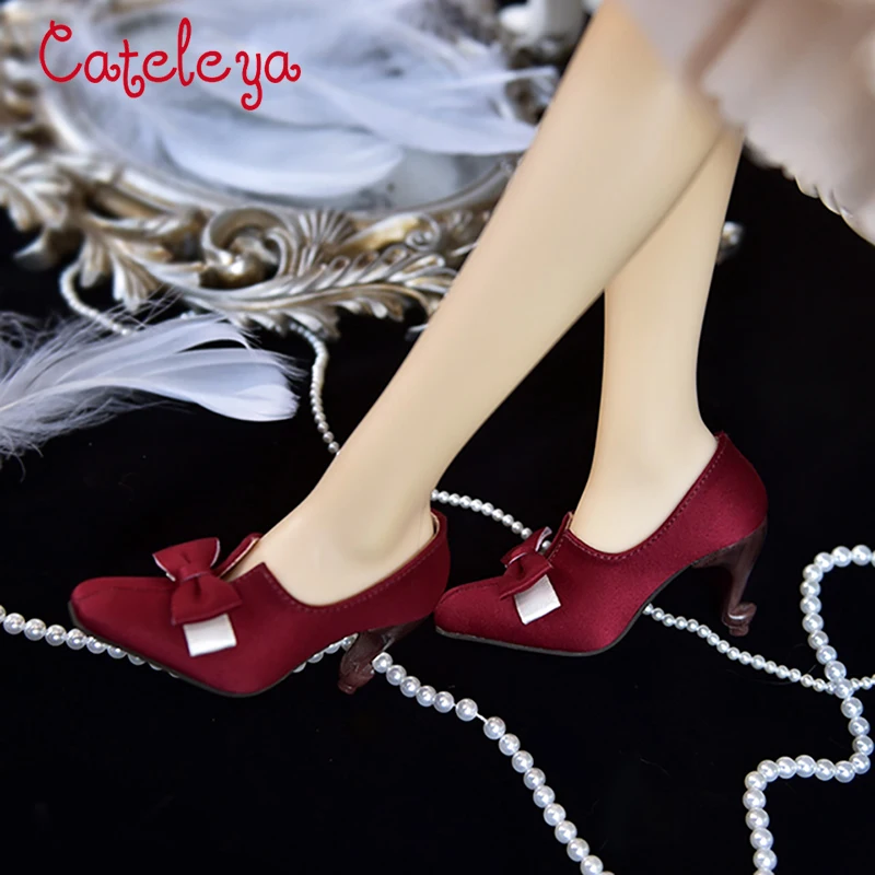 

Cataleya Cateleya bjd doll high heels silk wood grain table heel sd16 female 1/3gr swan dinner Doll Accessories