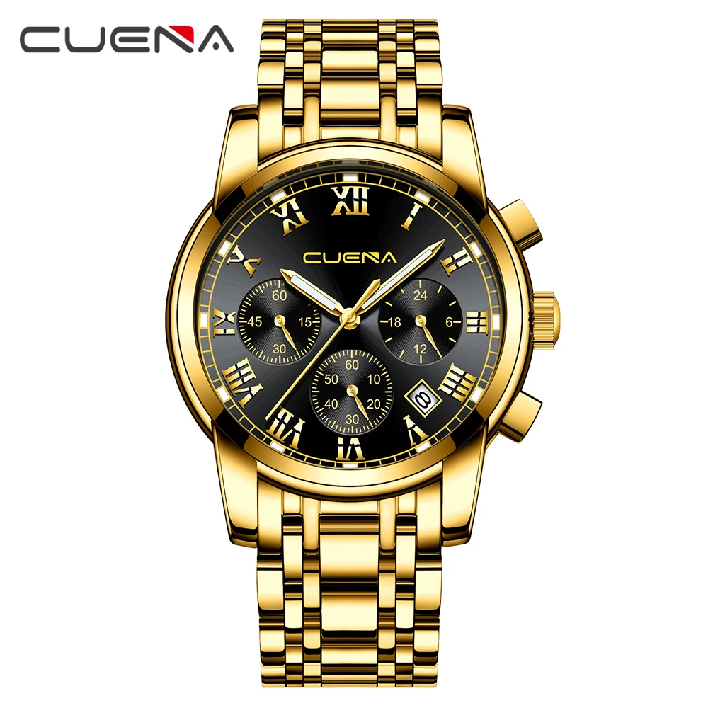 

Relogio Masculino Golden Men Watches Top Luxury Brand Business Watch Man Quartz Gold Watches Clock Sports Men Wrist Watch