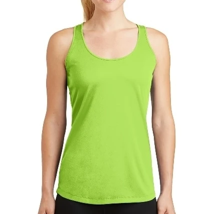 Sport-Tek LST356 Ladies PosiCharge Competitor Racerback Tank Lime Shock - 4XL (1)