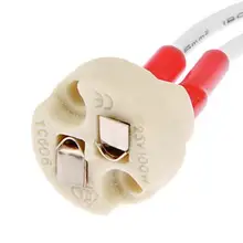 10 шт. GU5.3 патрон Керамика свет База гнездо патрон керамики и фарфора