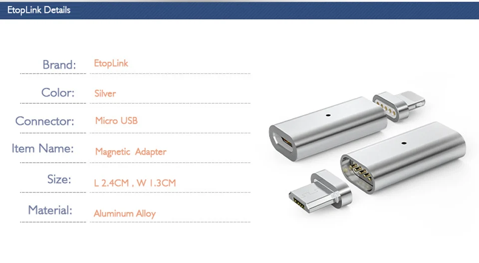 Mirco usb type C магнит с разъемом адаптер Micro USB для type-C кабель зарядного устройства микро-usb Магнитный адаптер для мобильных телефонов