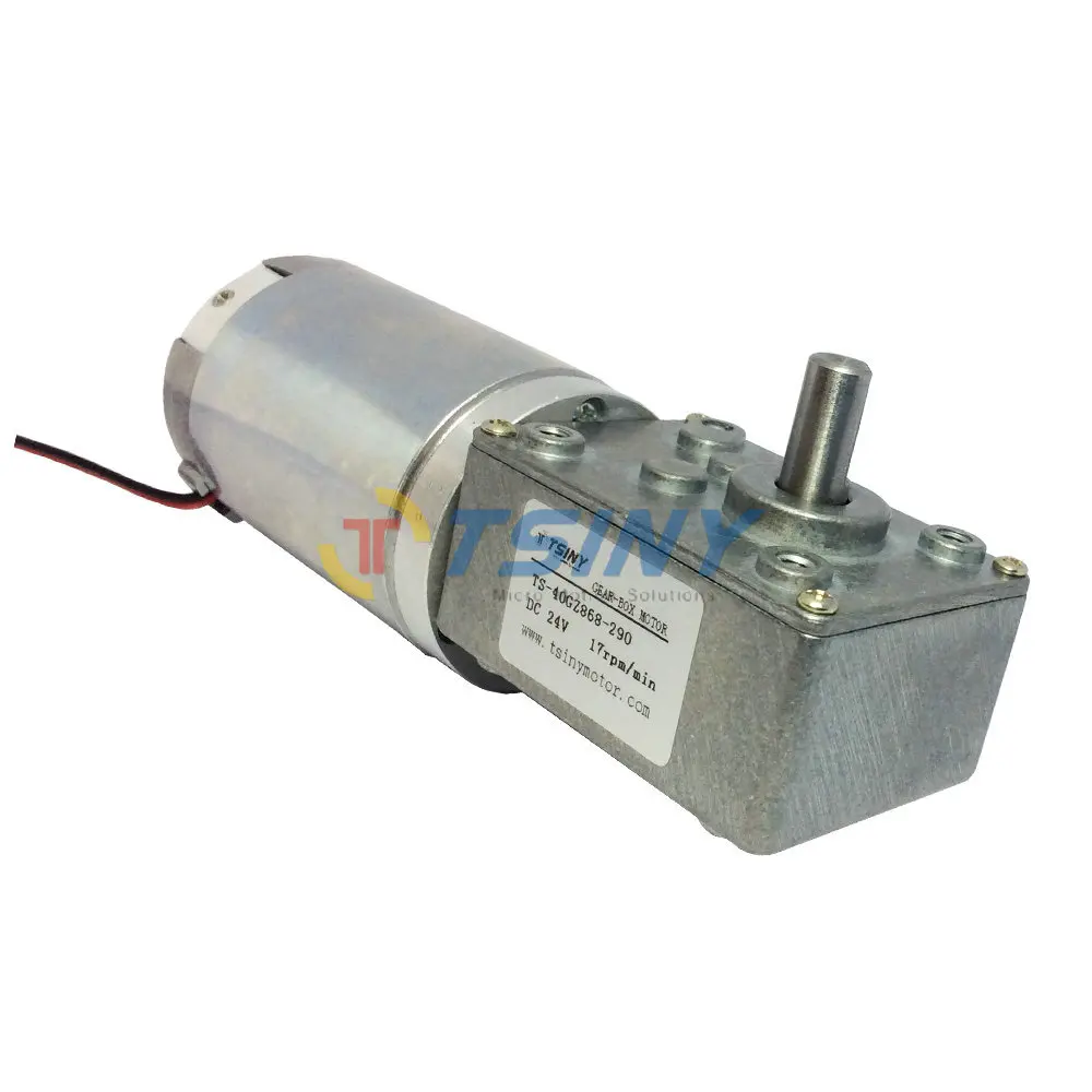 

DC 24V/6rpm high torque worm reducer geared motor with gearbox,electric planetary motor,Free shipping