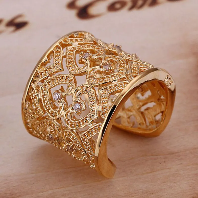 

Ring Silver Plated Ring sterling-silver-jewelry ring factory prices Inlaid Multi Heart Ring-Golden-Opened /RUANJBVL NSQMWNZG