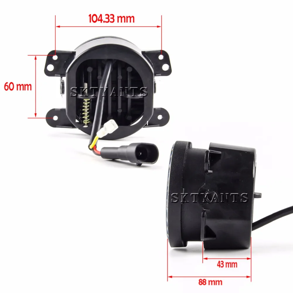 2 шт. 4 &quotдюймовый светодиодный пятно света Противотуманные фары 30 Вт лампы