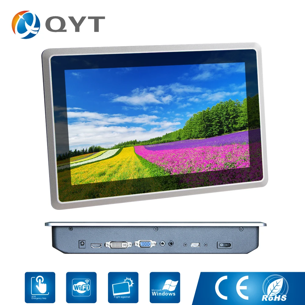 

11.6" 1366*768 lcd/led Display Capacitance Display Touch Embedded Monitor With DVI/VGA