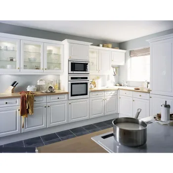

kitchen cabinet with white color