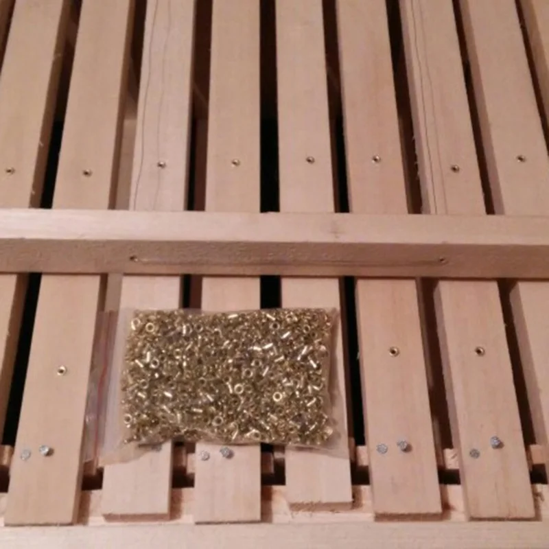 Howells Итальянский пчелиный шт. 500 улья гнездо коробка резьбовое отверстие гнездо коробка гнездо основа для макияжа лица медь глаз