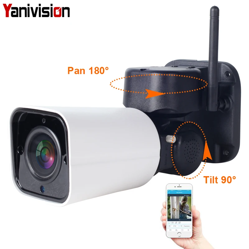 Камера видеонаблюдения 1080P 2 Мп PTZ IP Wi Fi беспроводная водонепроницаемая 4 кратный