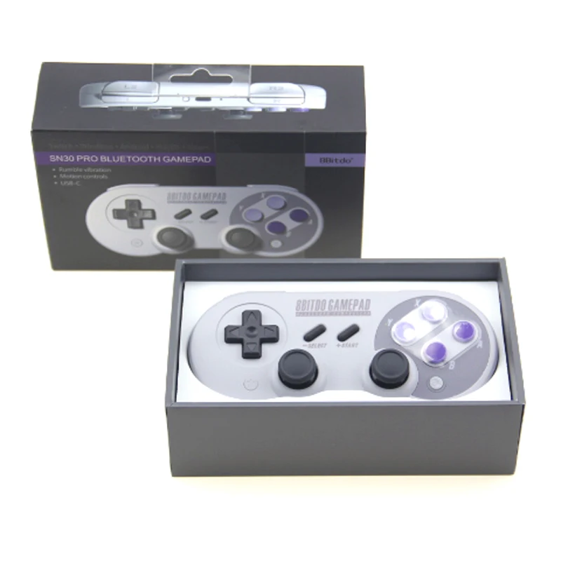 

8Bitdo SN/SF30 Pro Gamepad For Nintendo Switch Windows MacOS Android Controller Joystick Vibration Wireless Bluetooth Controller
