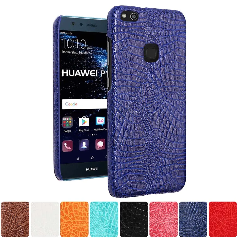Кожаный чехол для Huawei P10 Lite WAS-LX1 P10Lite WAS-TL10 чехол-бампер телефона P 10 WAS LX1 Жесткий