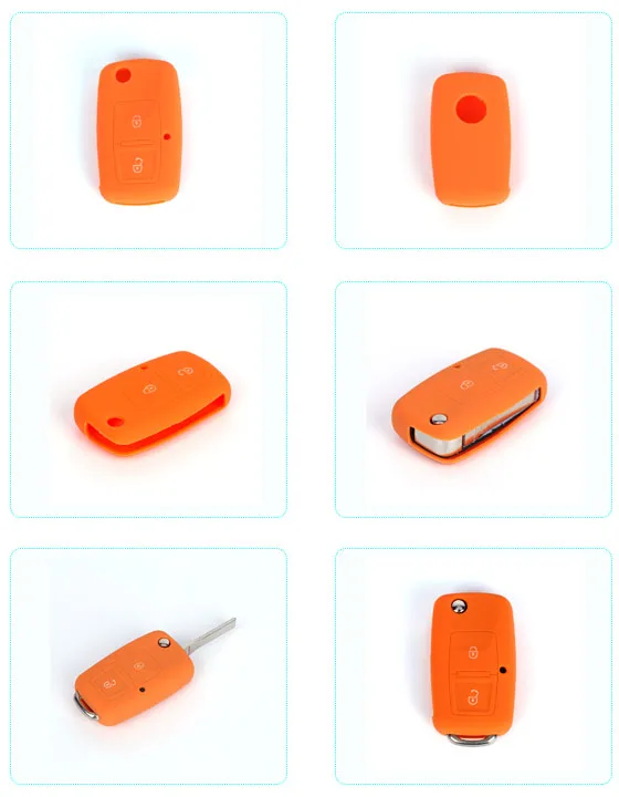 silicone car key case2