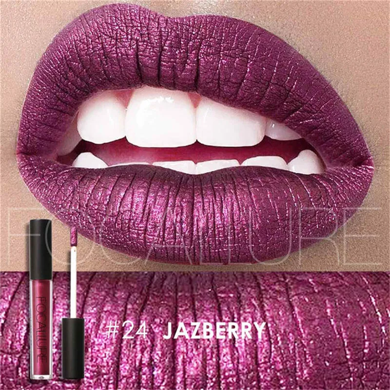 Focallure Matte сексуальный Жидкий блеск для губ матовый Lipsick стойкий Водонепроницаемый Косметический макияж увлажняющий блеск для губ Косметика для макияжа - Цвет: 24