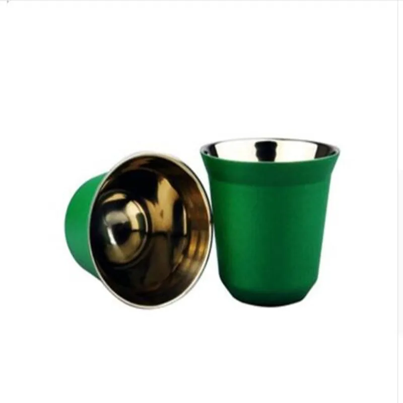 Набор из 2 предметов Nespresso Concentrat Espresso Итальянский кофе нержавеющей стали Nescafe