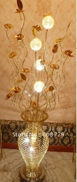 

LRF070--Free Shipping Decorative Art Golden Led Lamp