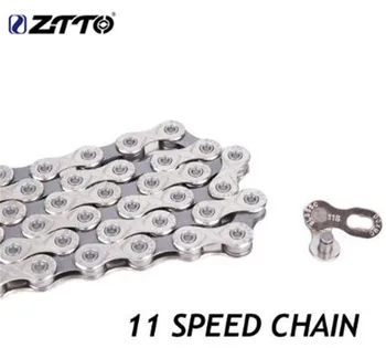 

ZTTO 11s 22s 33s 11 Speed chain for MTB Mountain Bike Road Bike High Quality Durable Silver Gray Chain for Parts K7 System