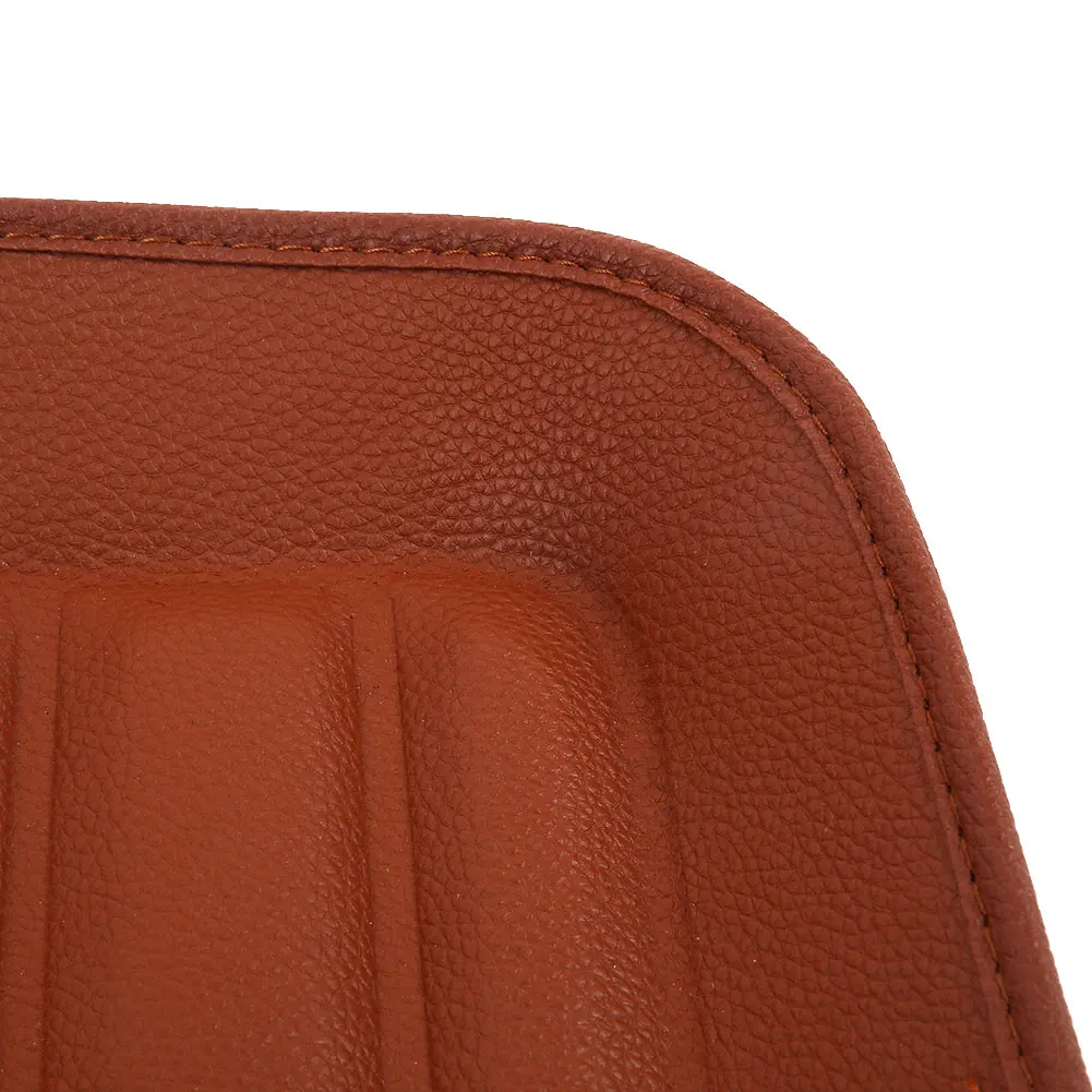 

Vehemo 5pcs Brown Universal Premium Foot Pad Trucks All-Weather Driver Floor Mat Vehicles Auto Carpet FloorLiner