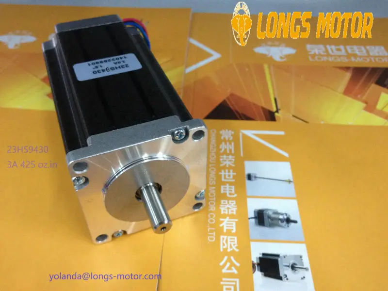 Шаговый двигатель Nema23 23HS9430 425oz.in 3.0A 112MM длина двигателя CNC маршрутизатор