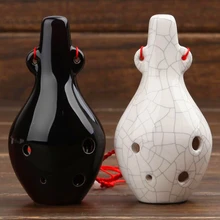 Instrument à vent Ocarina Alto C, 6 trous, flûte, Instruments musicaux, Zelda, flûte professionnelle en céramique
