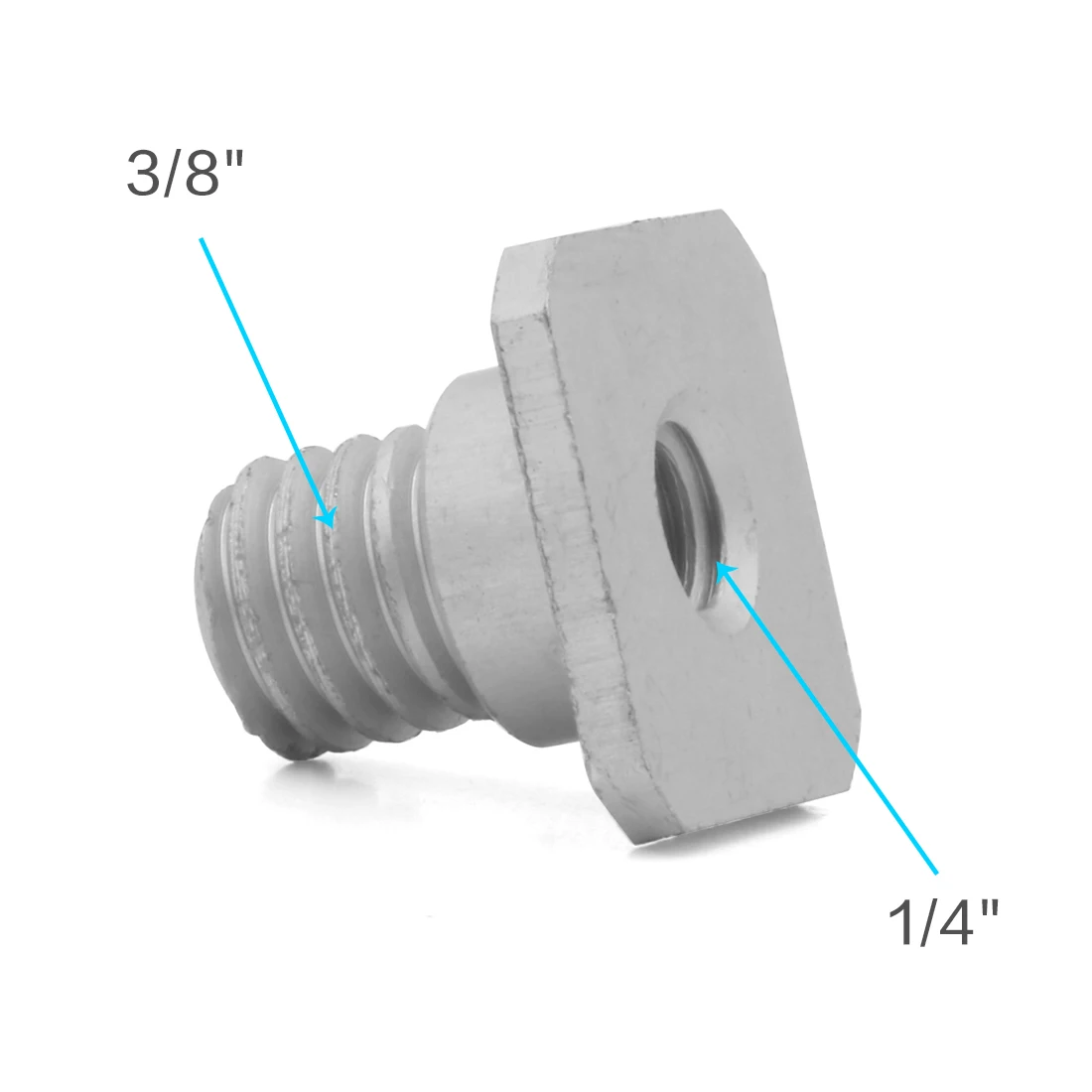 1x1/" Женский до 3/8" наружная резьба конвертирующий адаптер конвертер для портативной видеокамеры DSLR SLR Камера Фото Студийный штатив QR монопод с пластиной аксессуар