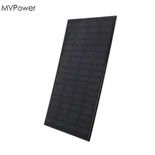 MVPower 120x194mm Portable Mini Solar Panel 2.5W 18V Polycrystalline Silicon Solar Power Panel Bank Home DIY Battery Charger