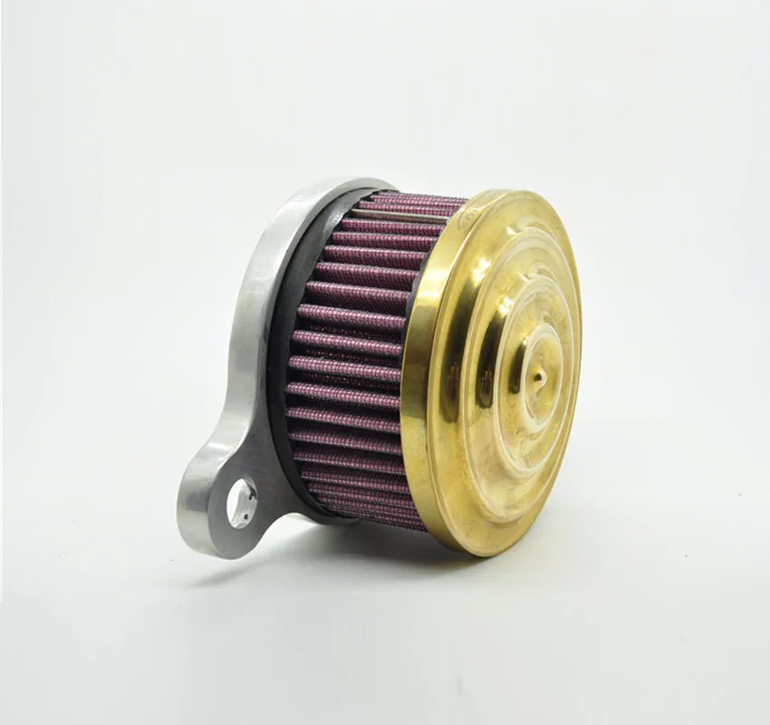 Edge Cut Brass Air Cleaner Intake Filter For Harley Sportsterair