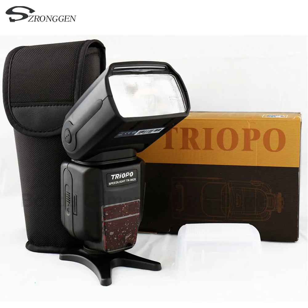 

2018 TRIOPO TR-982 II Wireless Master Slave Camera Flash 1/8000 HSS Speedlite for Nikon D90 D7000 D3 D4 D700 DSLR Cameras