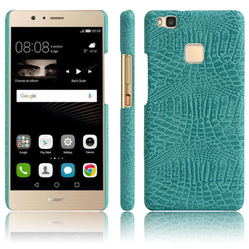 Чехол для Huawei P9 Lite чехол P9Lite Роскошный из искусственной кожи жесткая пластиковая
