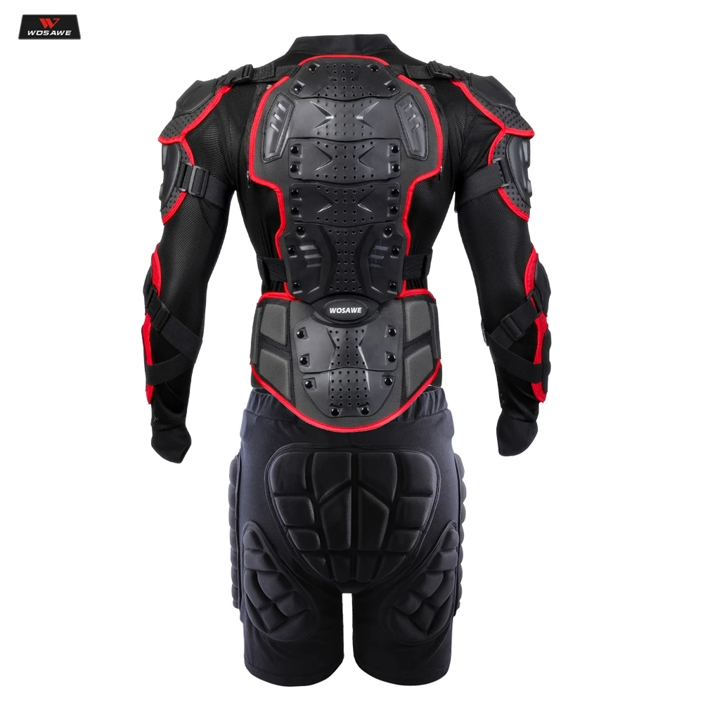 WOSAWE куртка для защиты всего тела мотоциклетная Защитная броня для мотокросса горные гонки защита груди Защита спины защита бедра