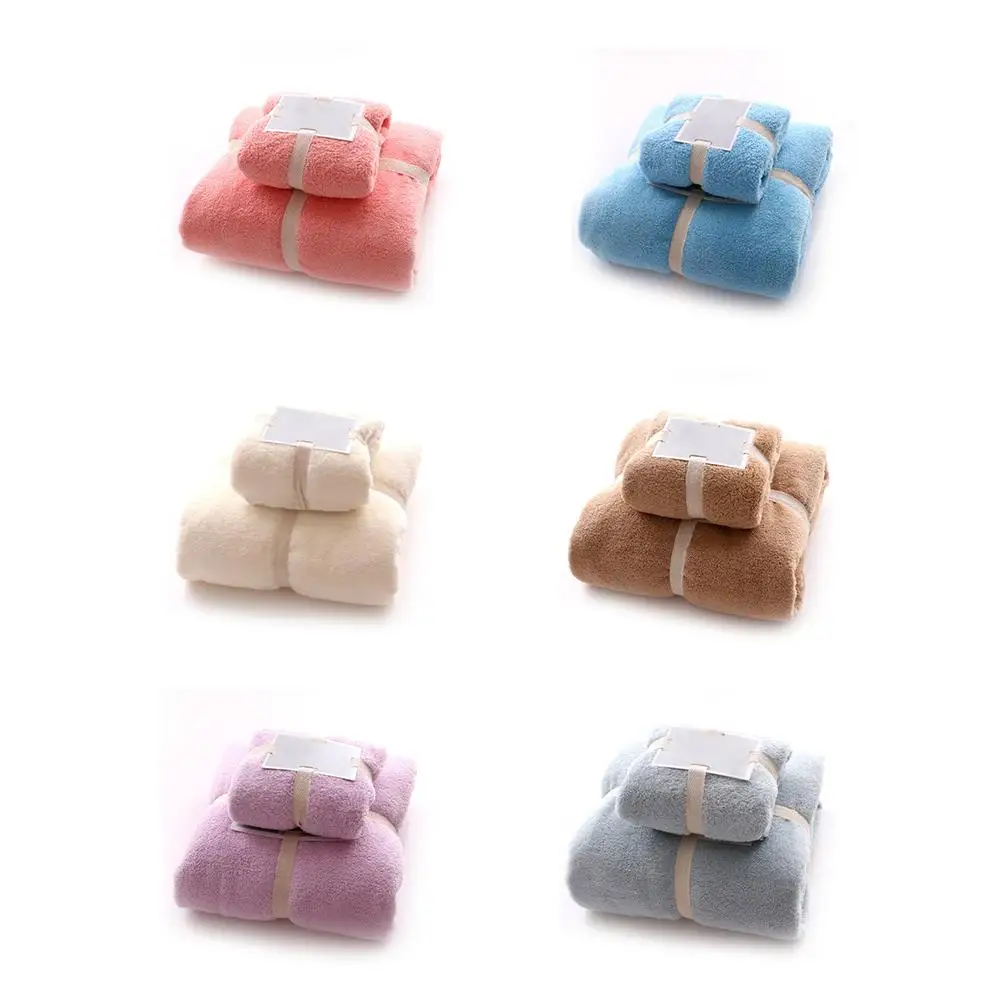 

Home Bathroom High Density Bath Towel Coral Fleece Snow Slide Yarn Towel Soft Absorbent Non-Shedding Towel