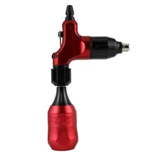 Профессиональный красный Halo2 Швейцарский двигатель роторная татуировка машина+ один картридж ручка 32 мм комплект питания бесплатно RCA ШНУР