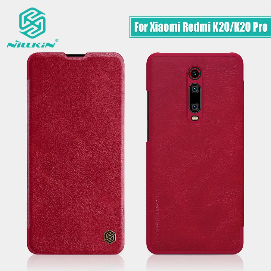 Чехол Red mi K20 Pro/Redm K20 6,39 '', чехол NILLKIN Qin с откидной крышкой из искусственной кожи, чехол s для Xiaomi mi 9 T/mi 9t Pro, чехол-книжка