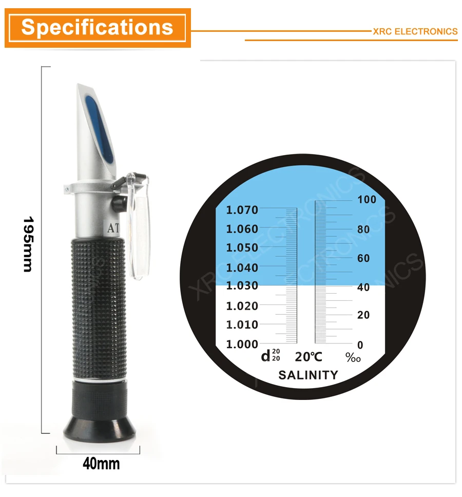 Sea Salinity Refractometer RZ118 02