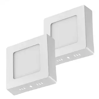

2pcs 6W LED Surface Mounted Ceiling Down Panel Light Bathroom Lamp Square E5M1