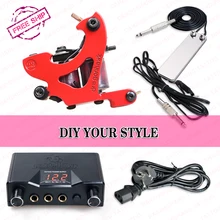 Free Shipping Cheapest Popular Top Quality Machine Beginner Tattoo Kit