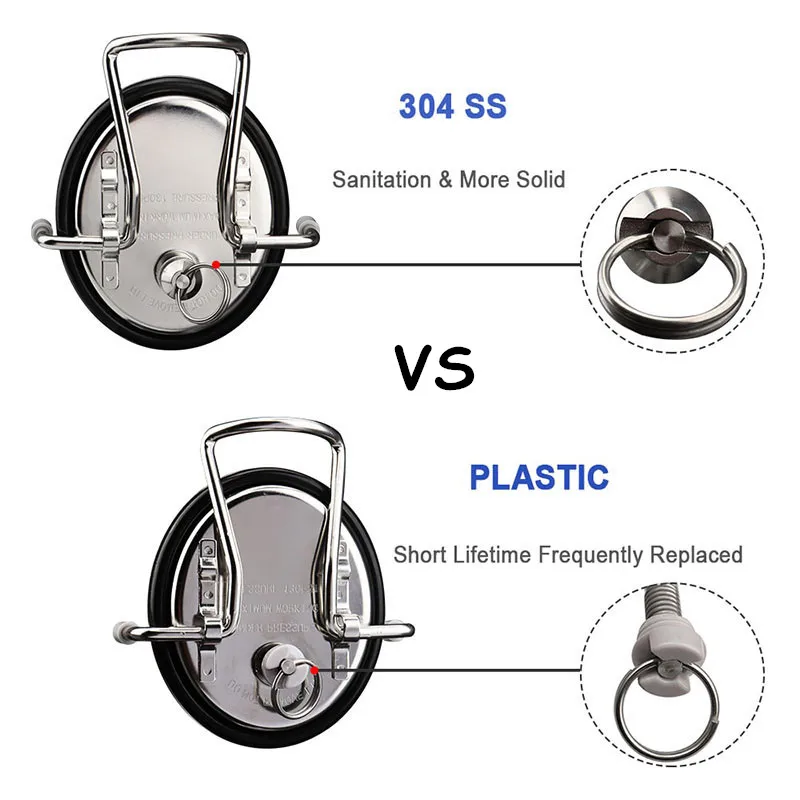 Корнелиус крышка кега, замена содовой крышка кега, с SS 304 предохранительный клапан, уплотнительная крышка кега для Домашнего Пива
