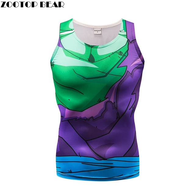 Women Tank Tops Men Vest Female Dragon Ball singlet Anime Tops&Tees Fitness Tight Sleeveless Summer Hit Color 2018 ZOOTOP BEAR